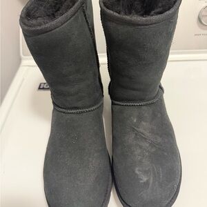 UGG Women's Charcoal Suede Winter Boots